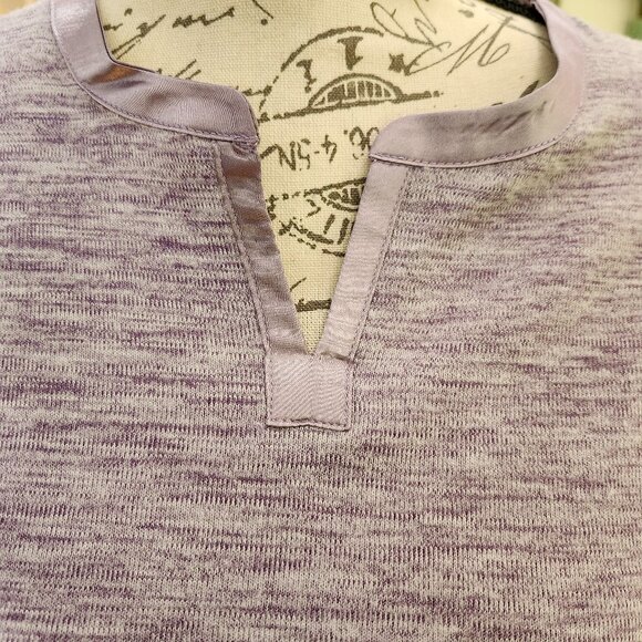 NWT - NATIONAL SINCE 1952 Heathered Lavender Lounge Set - Picture 2 of 9